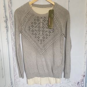 Mothers en Vogue Side Zip Nursing Sweater Size XS